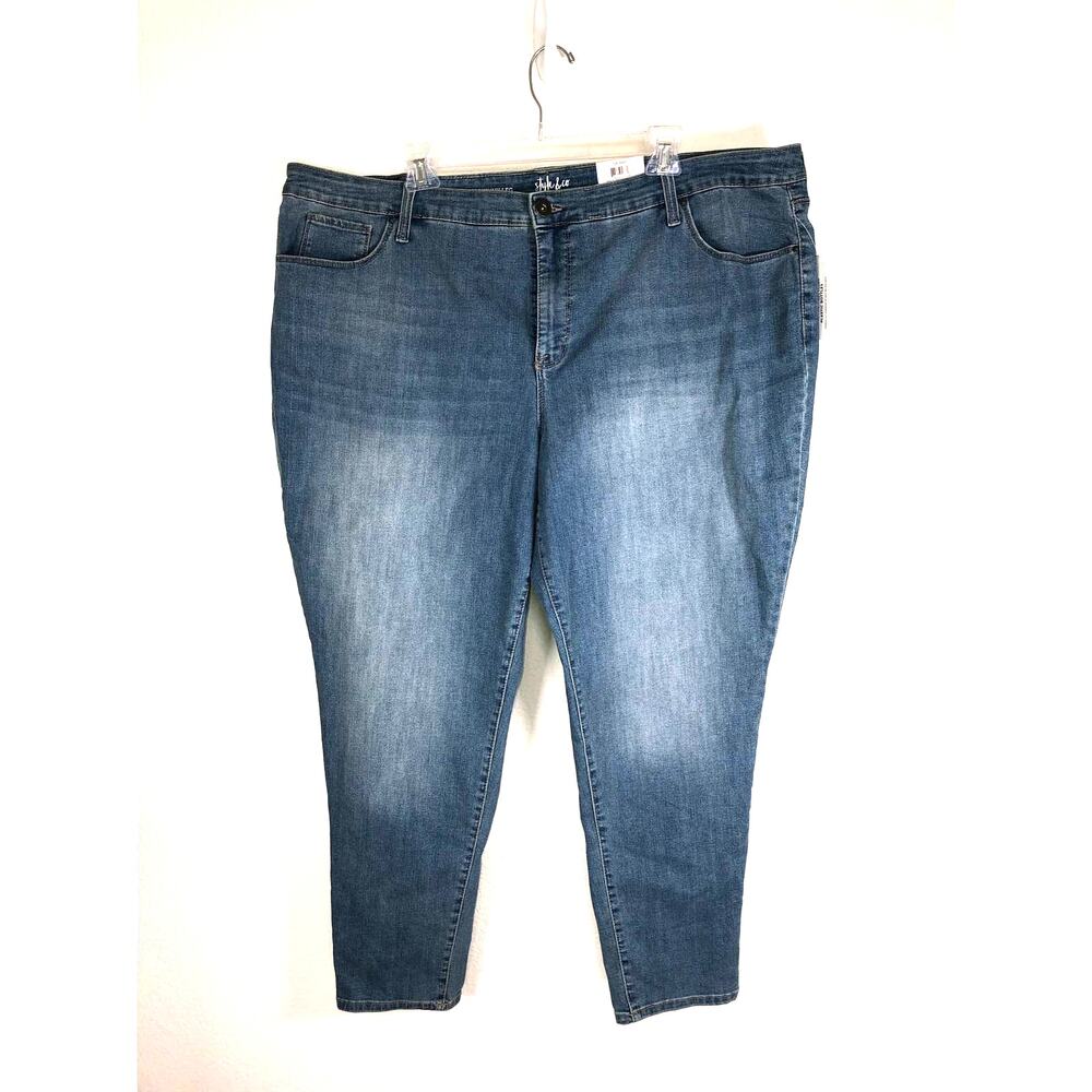 Style & Co Curvy Skinny Leg Mid Rise Jeans - 24W
